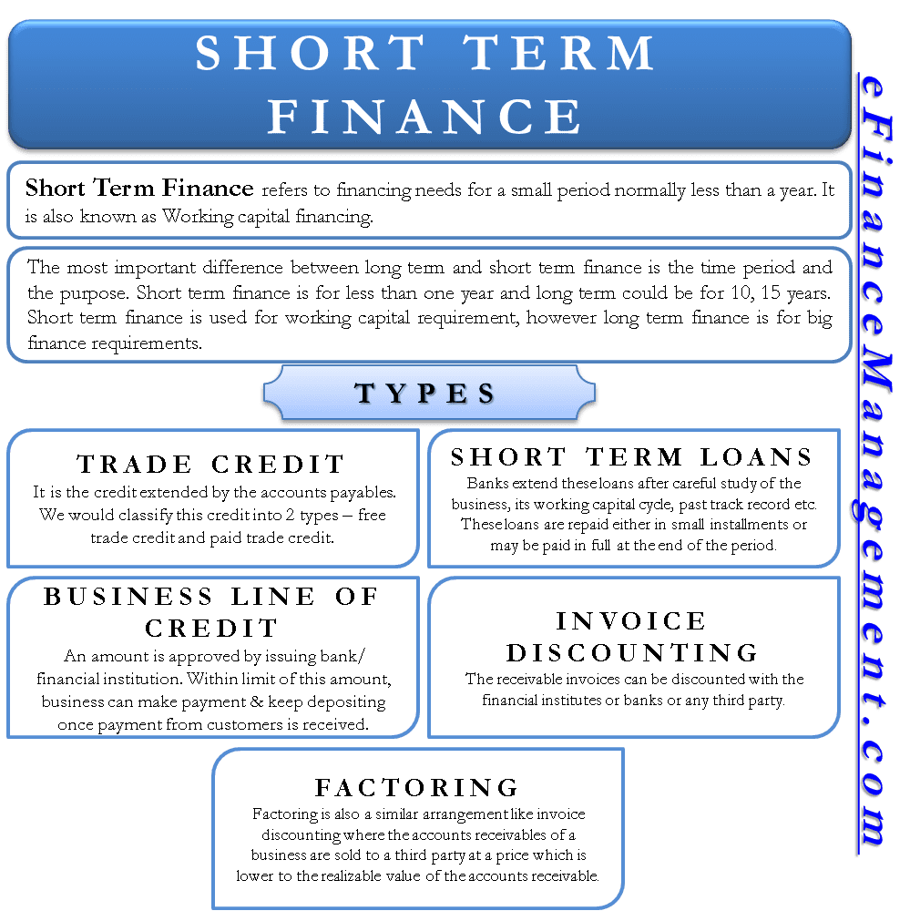 prestiti a breve termine da istituzioni finanziarie